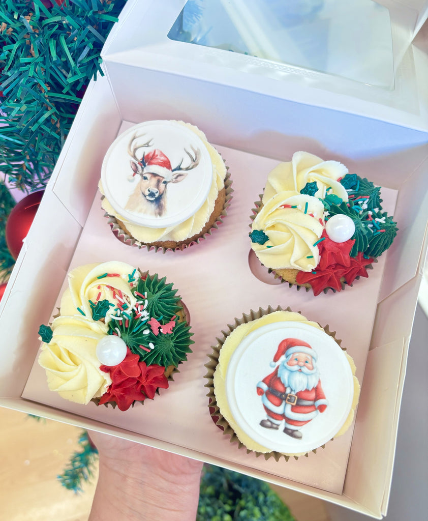 4 Box of Christmas Cupcakes